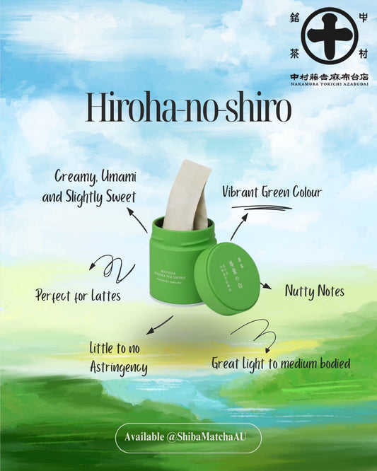 Hiroha-no-Shiro 30g Can | Nakamura Tokichi - Ceremonial Grade Matcha